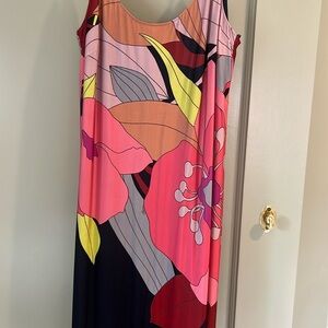 Trina Turk Floral Sleeveless Maxi Dress - Multicolor